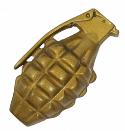 Bild von Gurtschnalle Gürtelschnalle Handgranate Metall